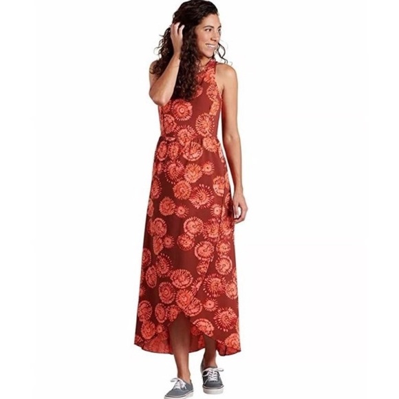 Toad&Co Maxi Dress Size large new with tag - Picture 1 of 13
